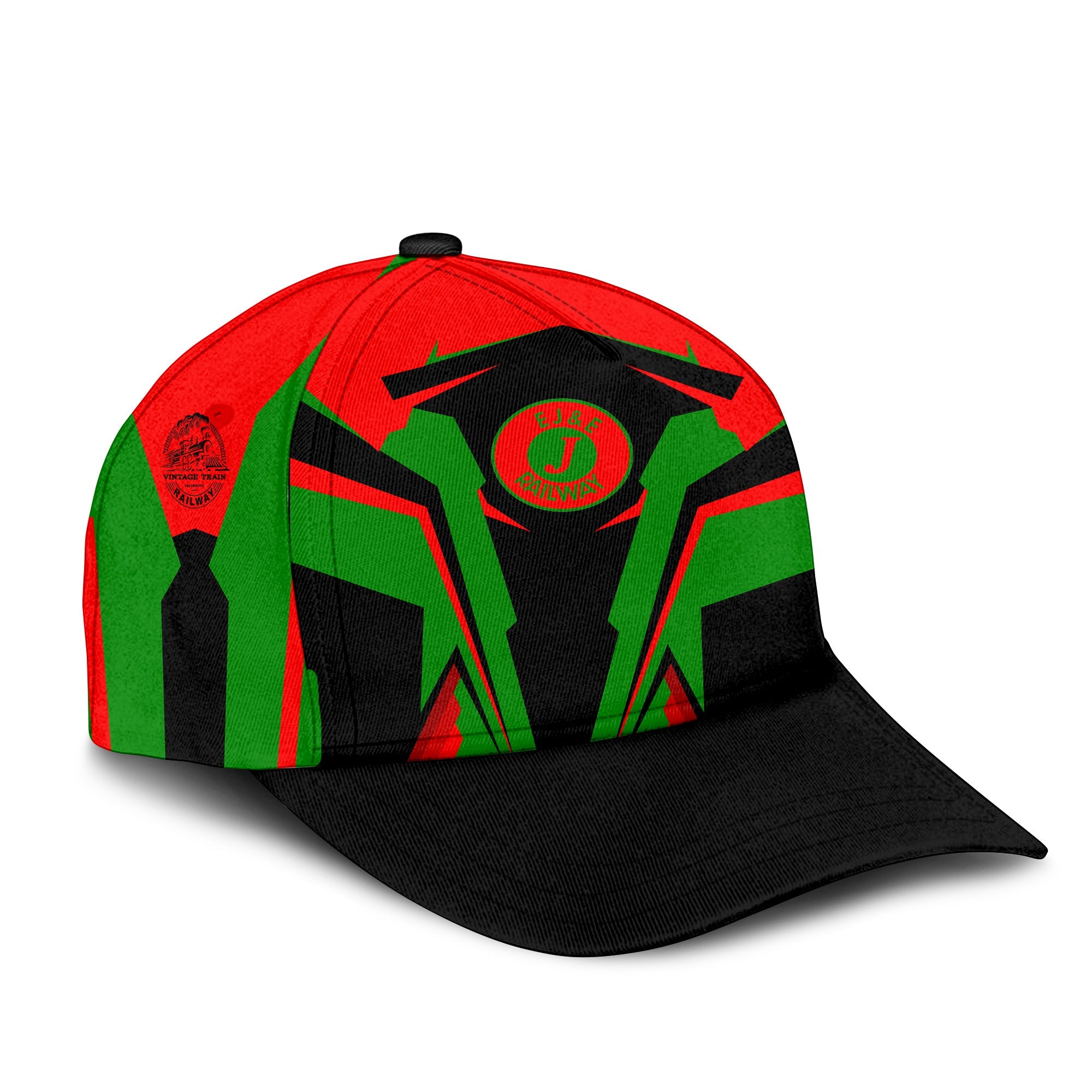 Railspirit Elgin Joliet And Eastern Railroad Classic Cap Strong Line Style Cap All Over Print