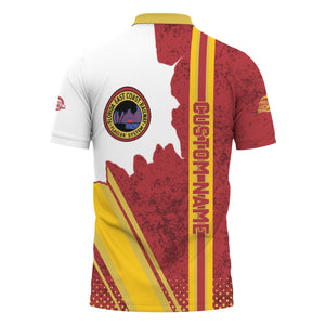 Railspirit Personalized Florida East Coast Railway Polo Shirt All Over Printed Unisex Shirt