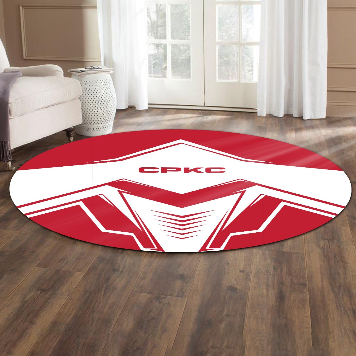 Railspirit Canadian Pacific Kansas City Round Mat Railway Trainspotter Style CPKC Mat Gift Idea For Foamers