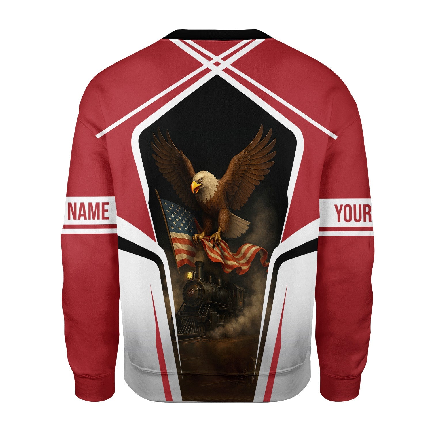 Railspirit Personalized Florida East Coast Railway Sweatshirt American Eagle Vintage Train Shirt