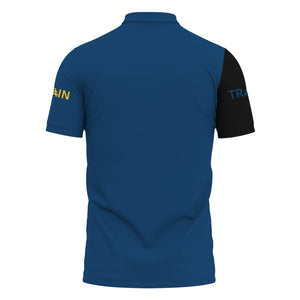 Railspirit Personalized Alaska Railroad Polo Shirt Crossing Railroad Sign American Locomotive Train Shirt All Over Print