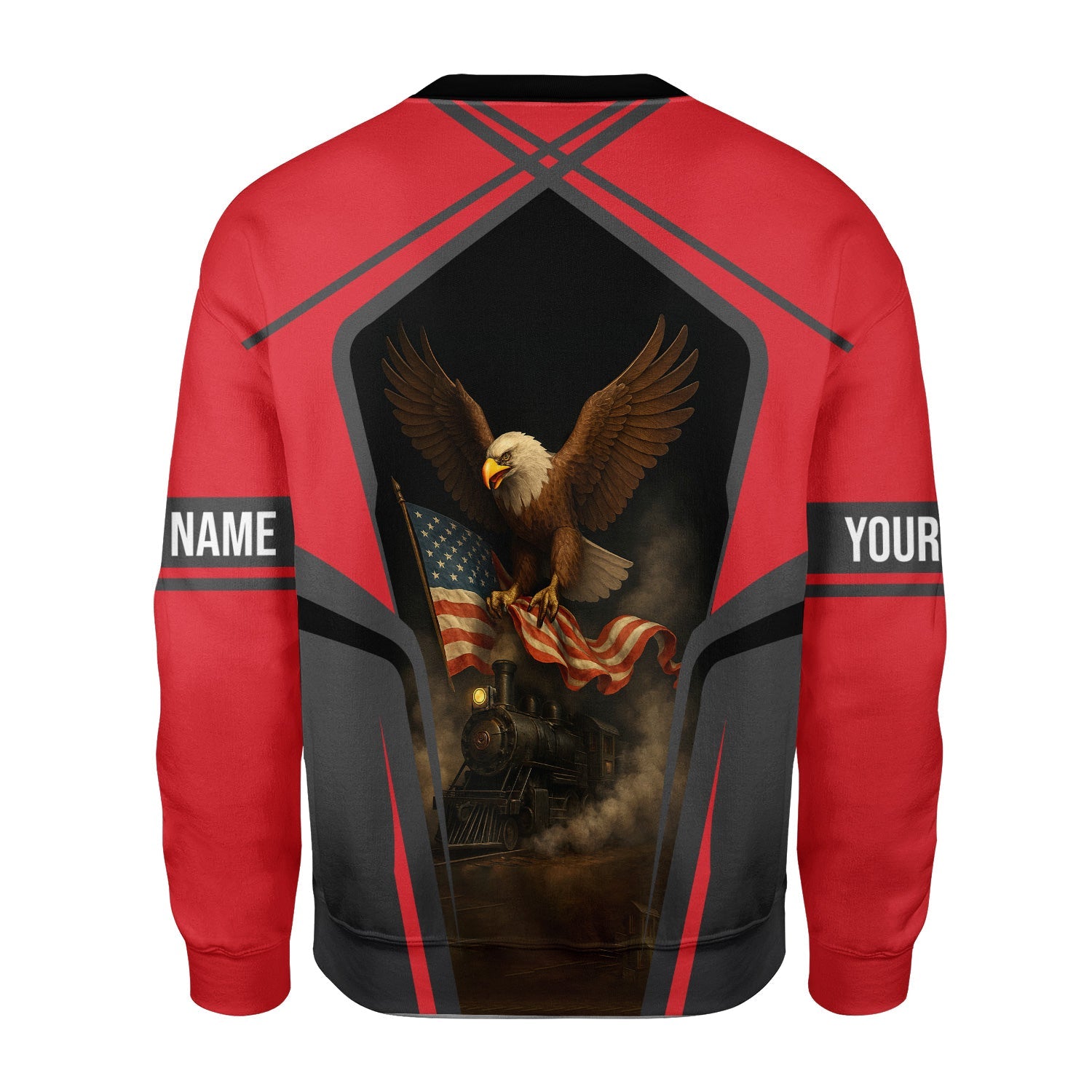 Railspirit Personalized Kansas City Southern Sweatshirt American Eagle Vintage Train Shirt