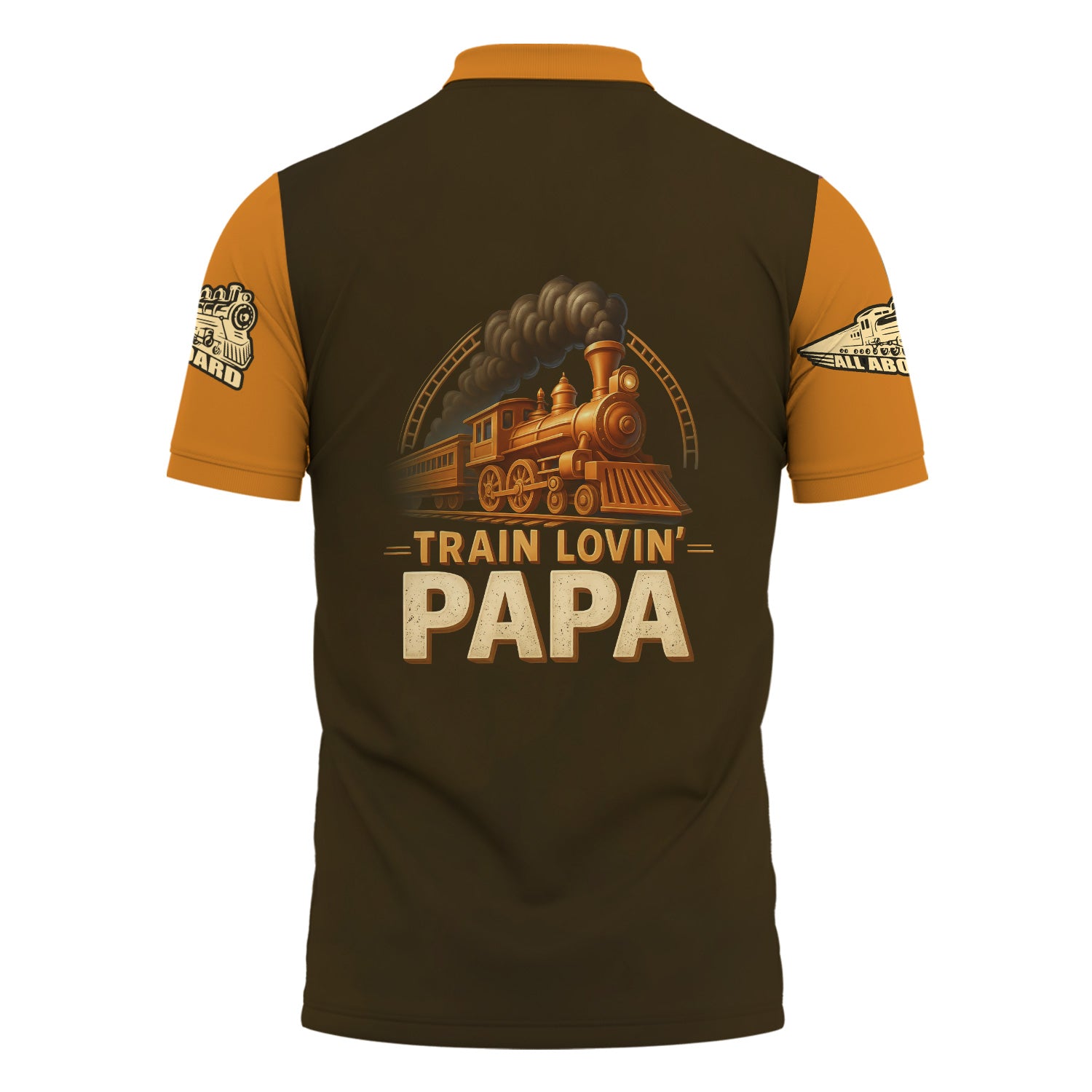 Railspirit Personalized Polo Shirt Father And Son Railway Buddies For Life Shirt Gift Idea For Train Lover
