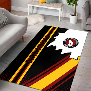 Railspirit Personalized Great Northern Railway Area Rug Vintage GNR All Over Printed Rug