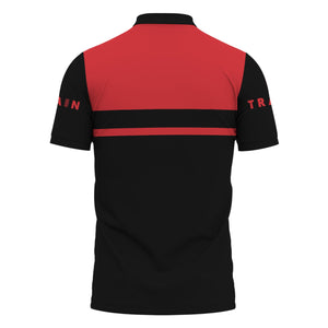 Railspirit Custom Name Northern Pacific Railway Polo Shirt American Train Ticket Printed Shirt