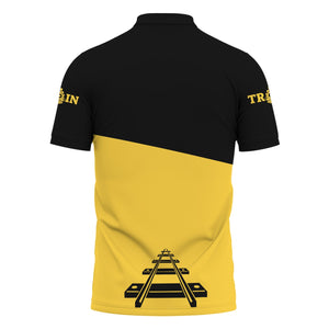 Railspirit Personalized Erie Railroad Polo Shirt One Track Mind Unisex Train Shirt Gift Idea For Train Lover