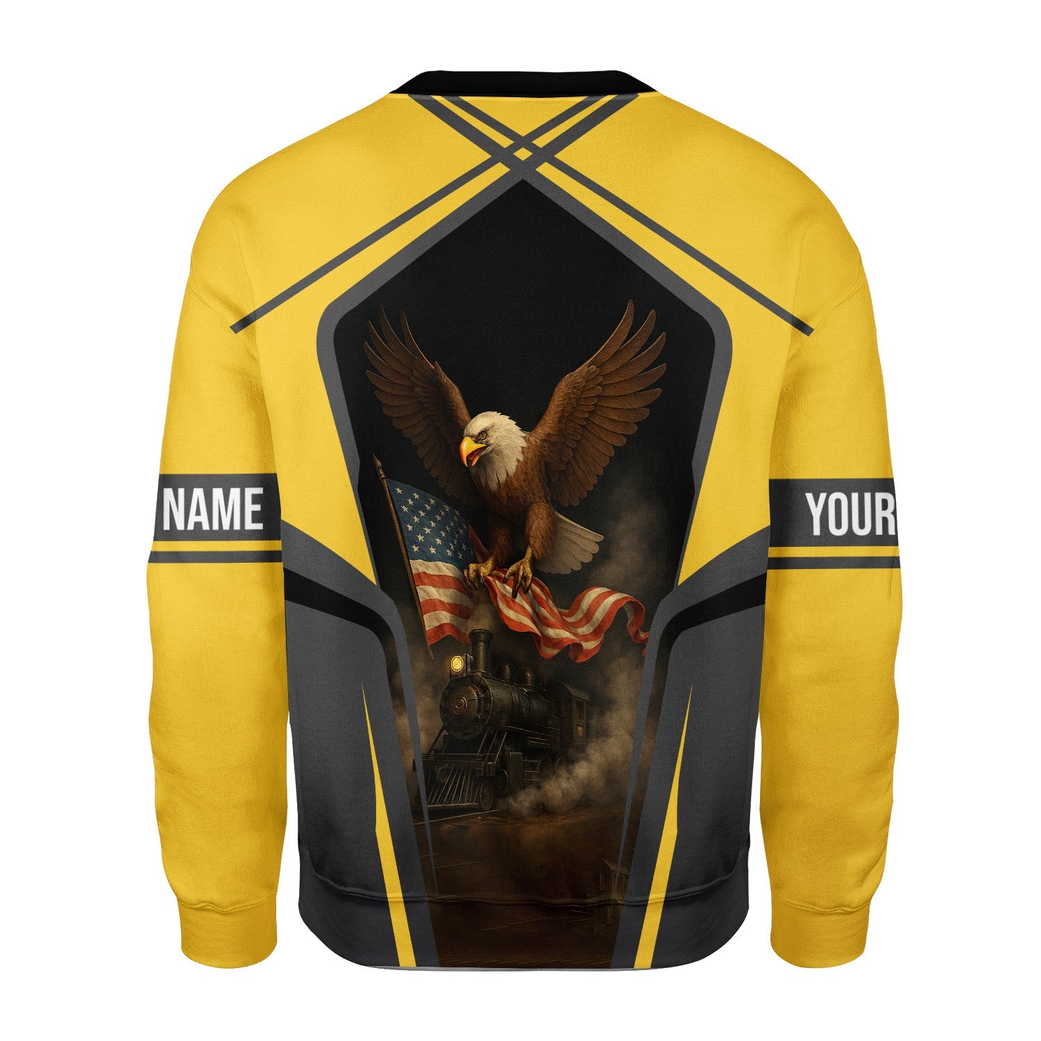 Railspirit Personalized Erie Railroad Sweatshirt American Eagle Vintage Train Shirt