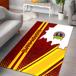 Railspirit Personalized Denver and Rio Grande Western Railroad Area Rug Vintage All Over Printed Rug