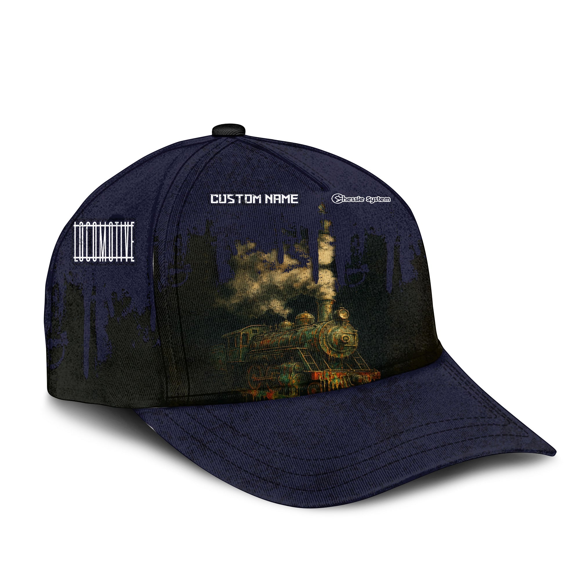 Railspirit Personalized Chessie System Railroad Classic Cap Vintage Train Art Style Cap For Locomotive Fans