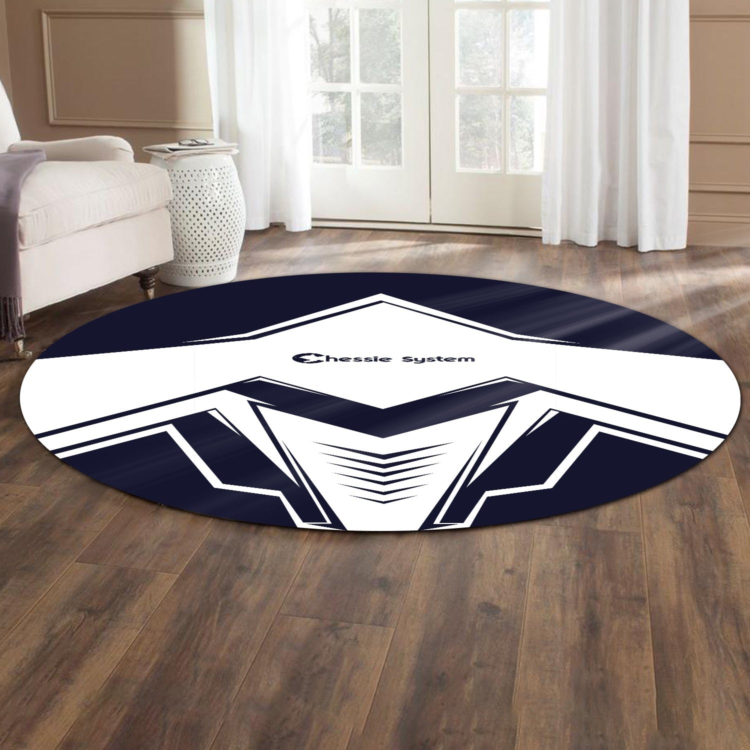 Railspirit Chessie System Railroad Round Mat Railway Trainspotter Style Mat Gift Idea For Foamers