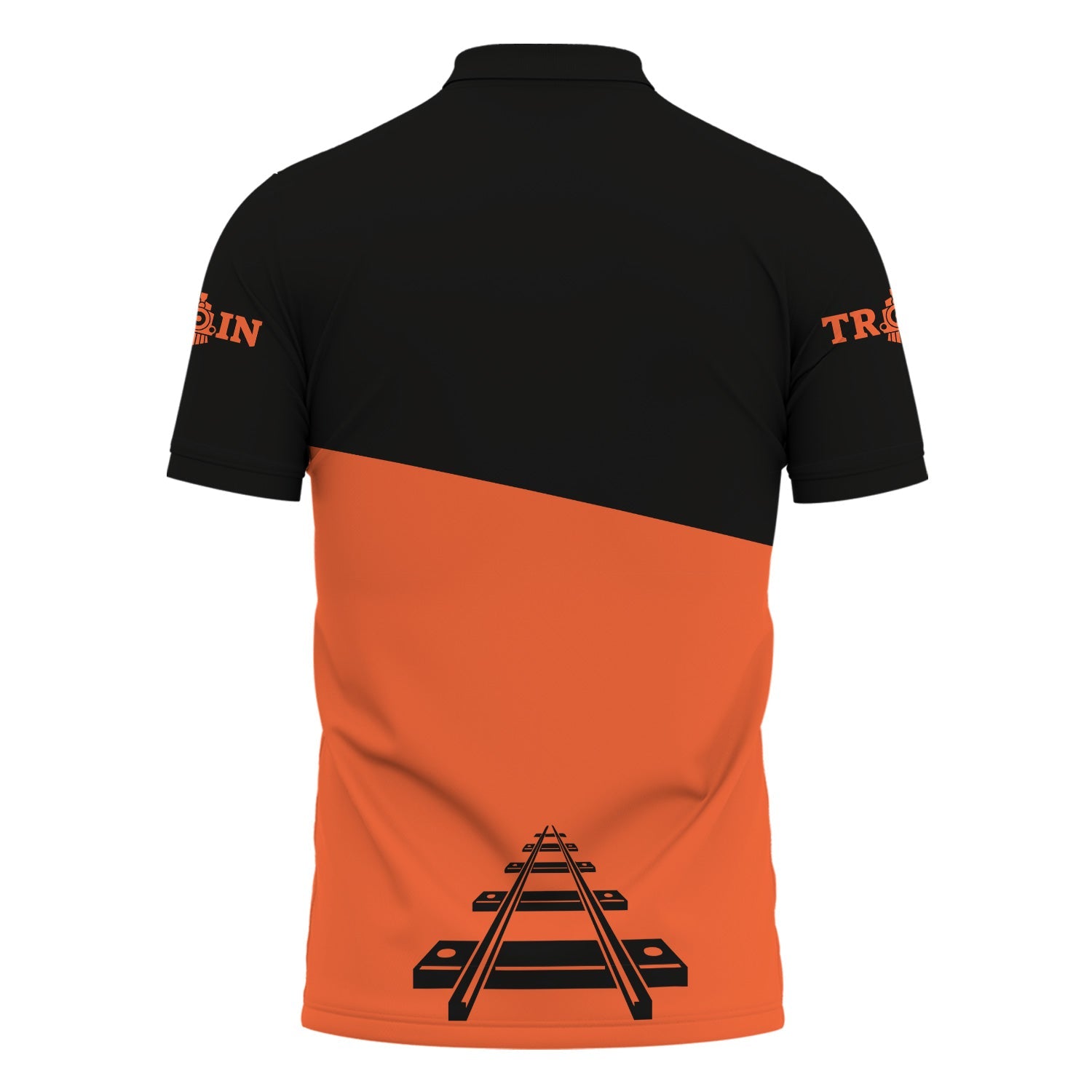 Railspirit Personalized Illinois Central Railroad Polo Shirt One Track Mind Unisex Train Shirt Gift Idea For Train Lover