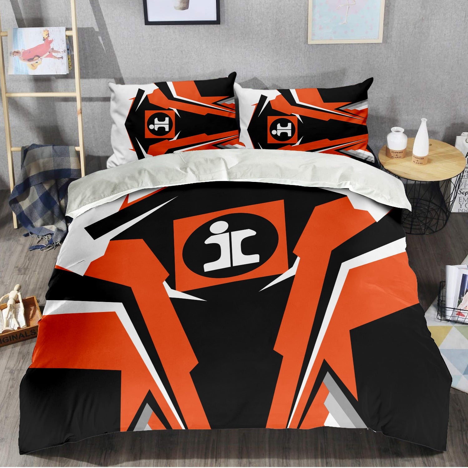 Railspirit Illinois Central Railroad Bedding Set Strong Line Style Bedding Set All Over Print