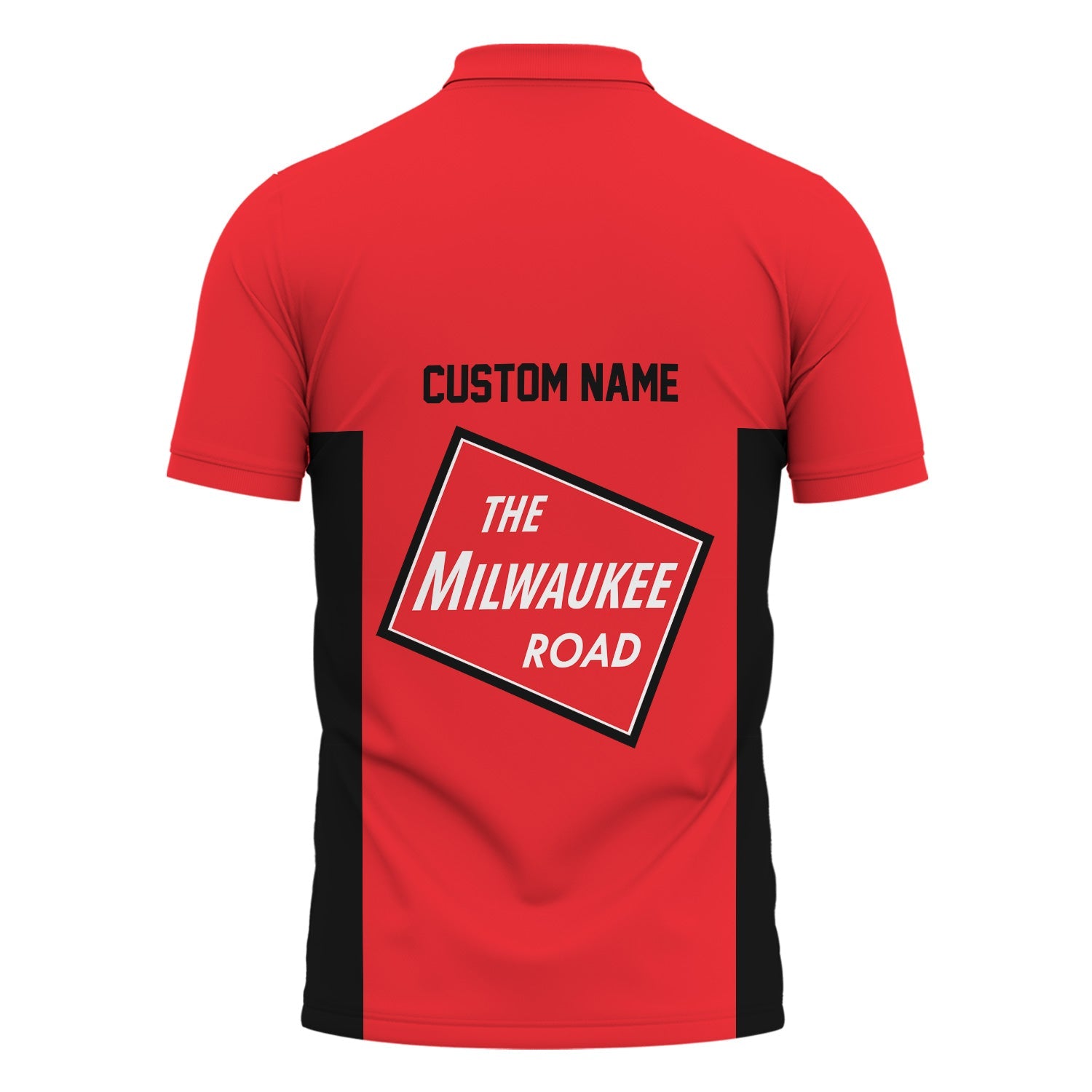 Railspirit Custom Name Chicago, Milwaukee, St. Paul and Pacific Railroad Polo Shirt Yes I Need All Those Train Milwaukee Road Printed Shirt
