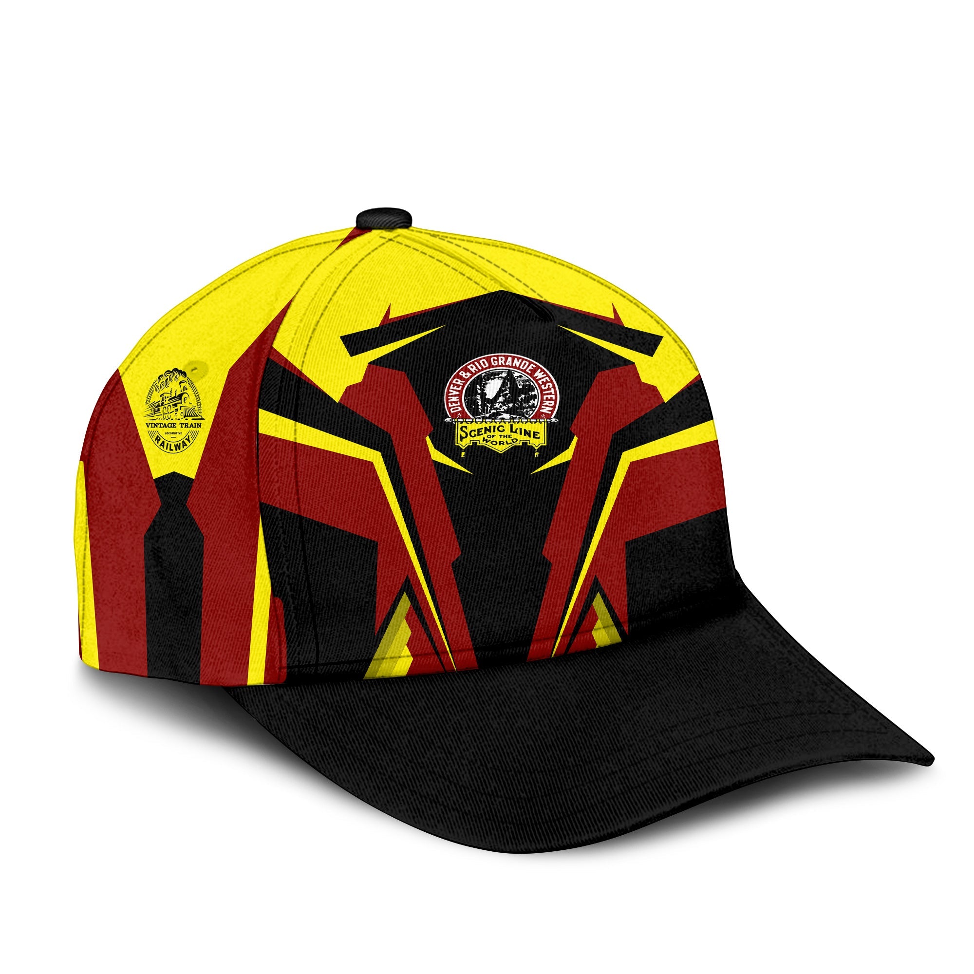 Railspirit Denver and Rio Grande Western Railroad Classic Cap Strong Line Style Cap All Over Print