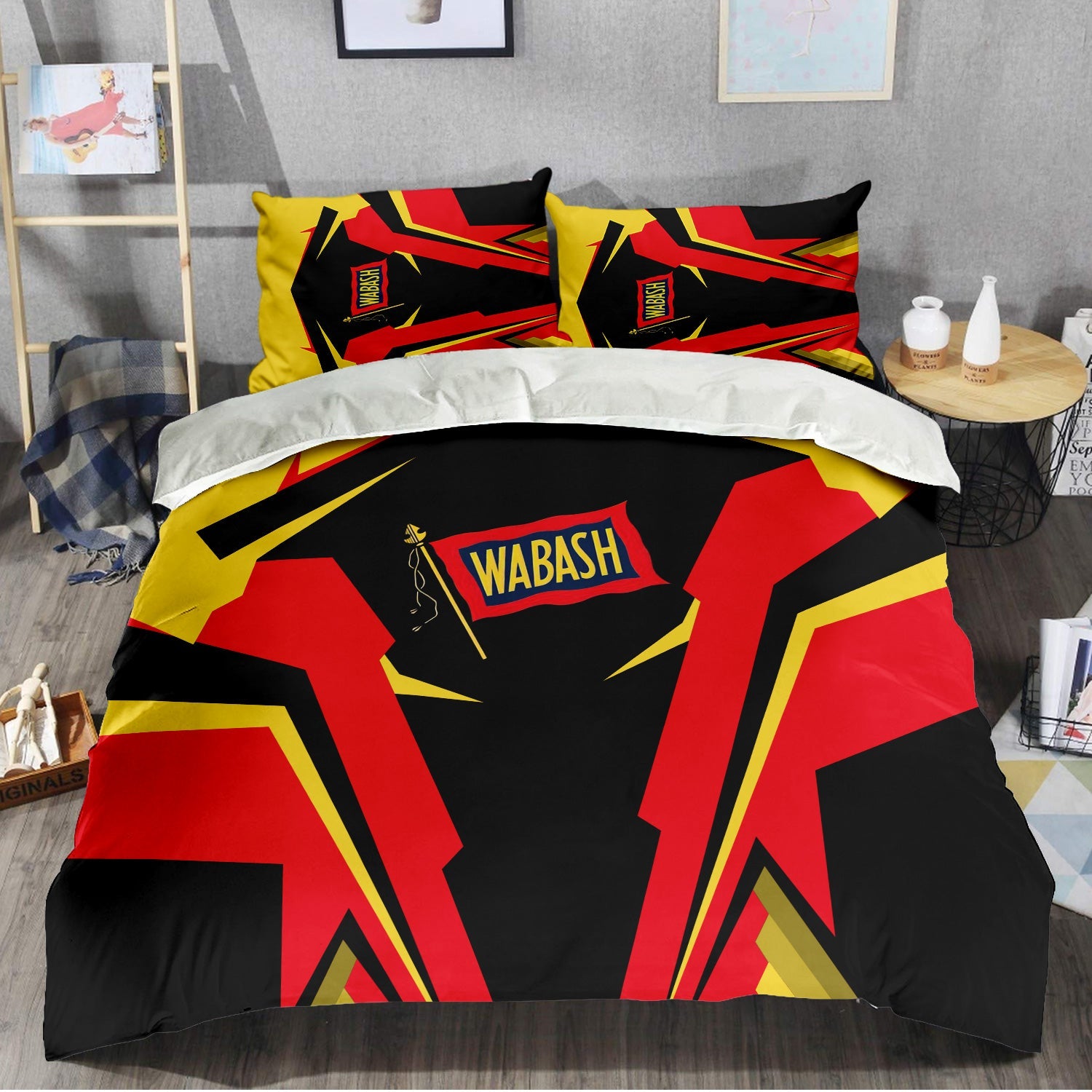 Railspirit Wabash Railroad Bedding Set Strong Line Style Bedding Set All Over Print