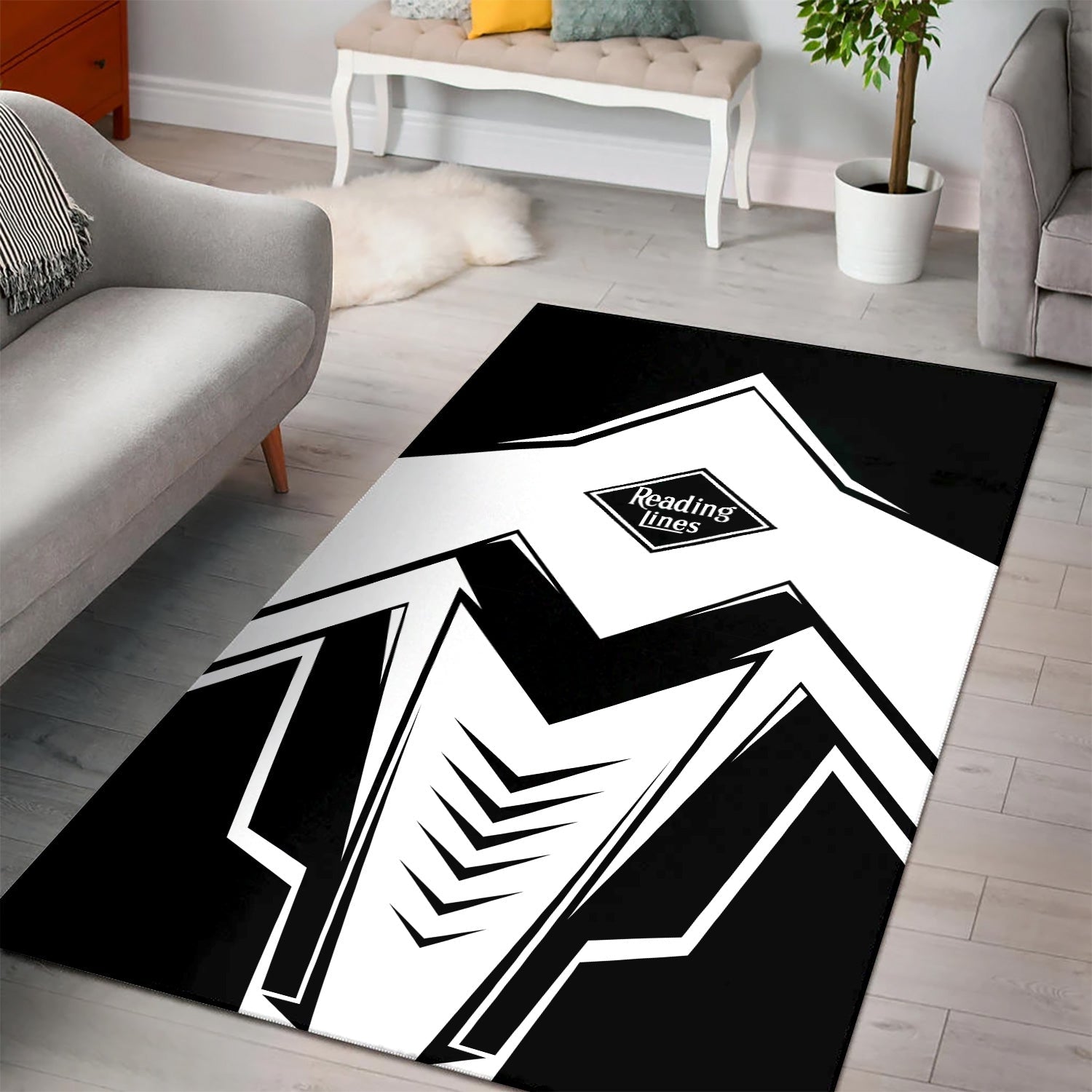 Railspirit Reading Railroad Area Rug Railway Trainspotter Style Rug Gift Idea For Foamers