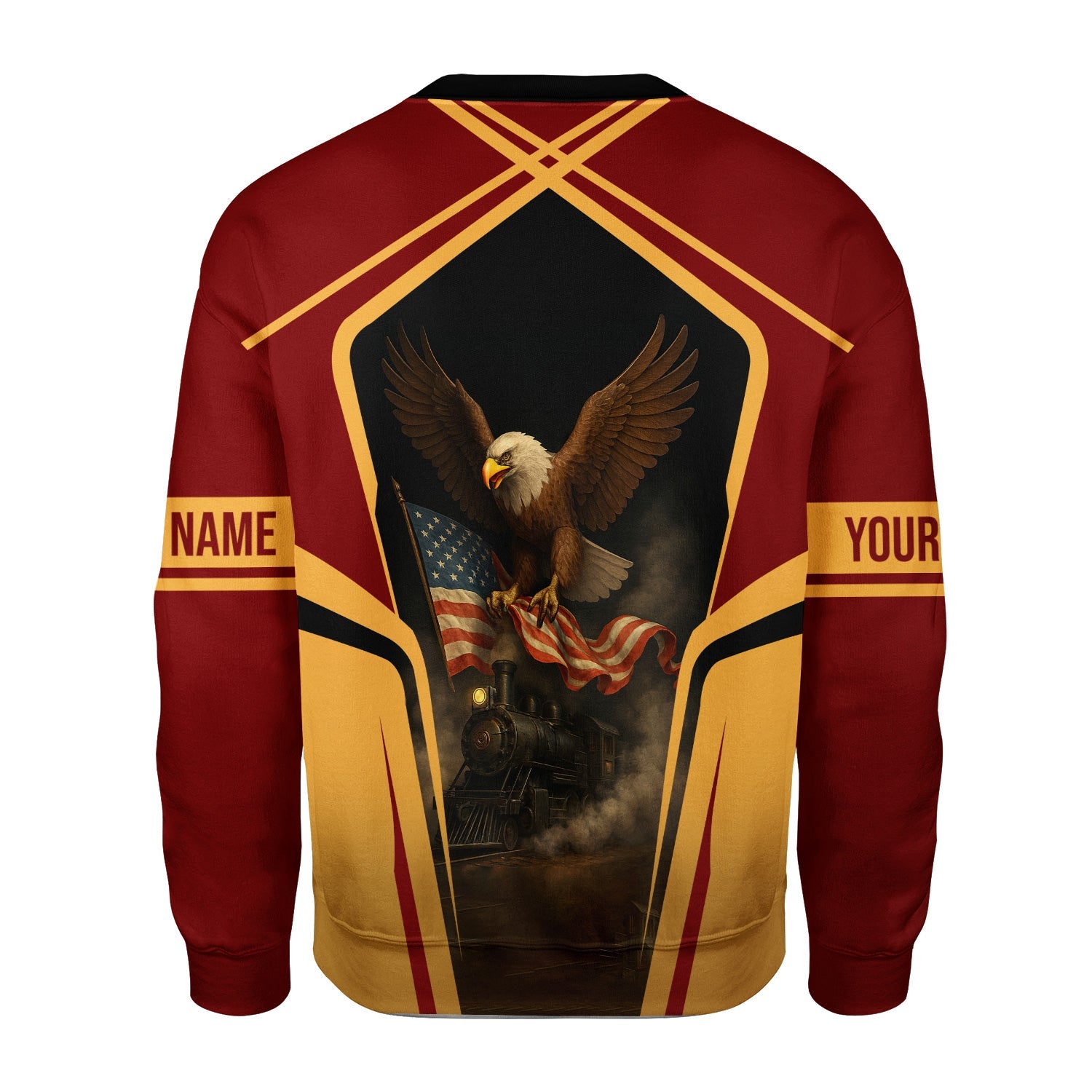 Railspirit Personalized Duluth, Missabe, & Iron Range Railroad Sweatshirt American Eagle Vintage Train Shirt