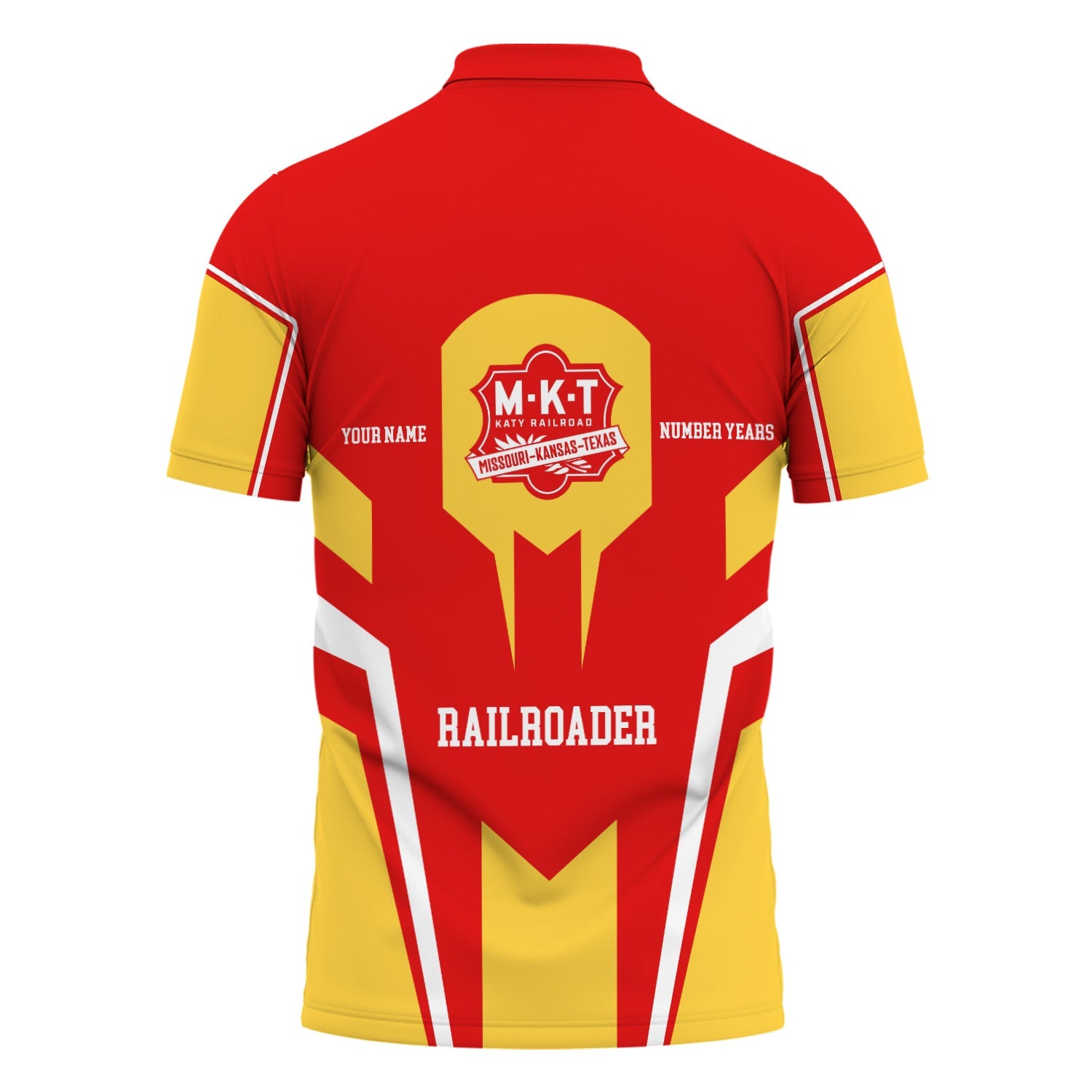 Railspirit Personalized Katy Railroad Polo Shirt Custom Year Railroader Shirt Gift Idea For Train Lover
