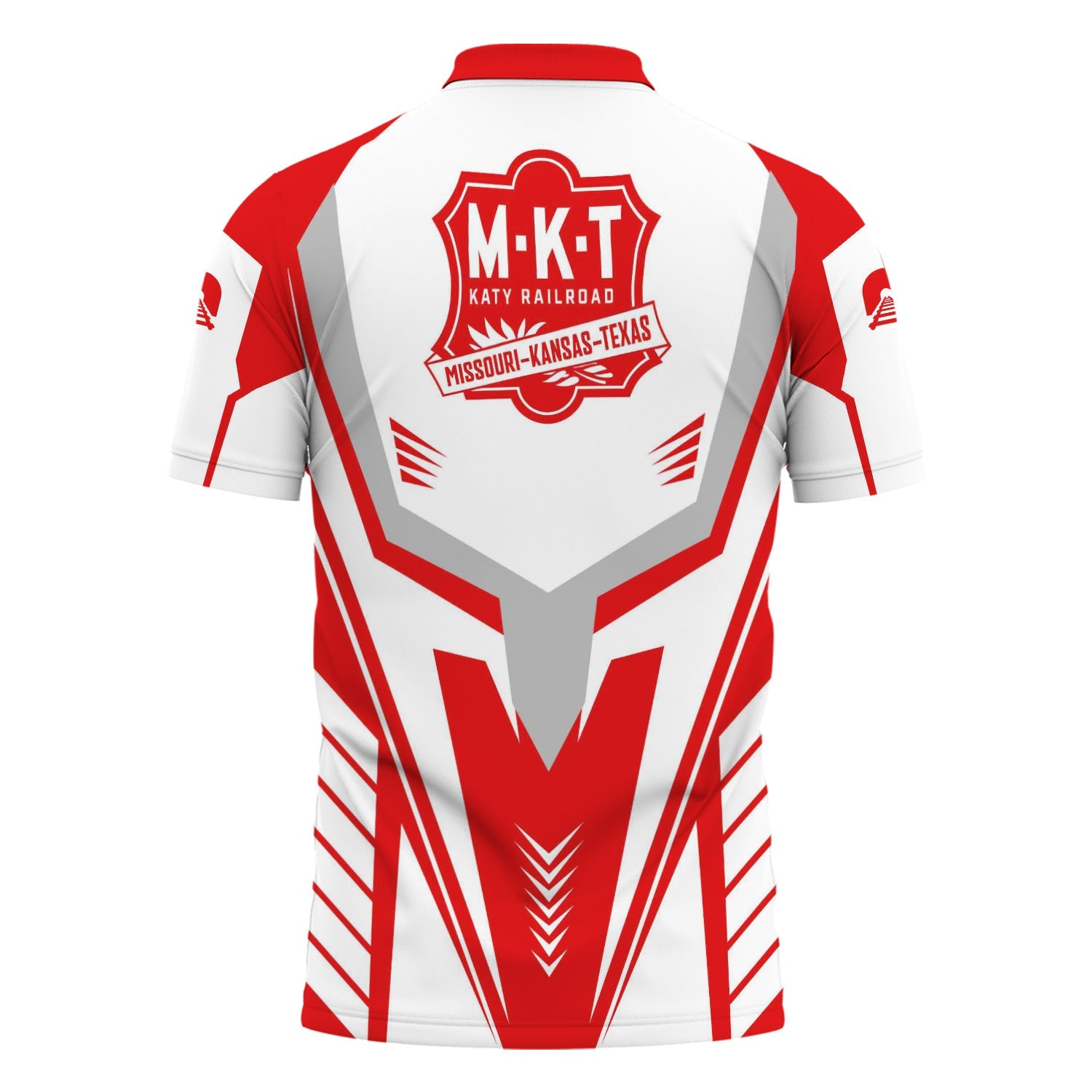 Railspirit Personalized Katy Railroad Polo Shirt Workwear-Inspired with Custom Position Train Shirt