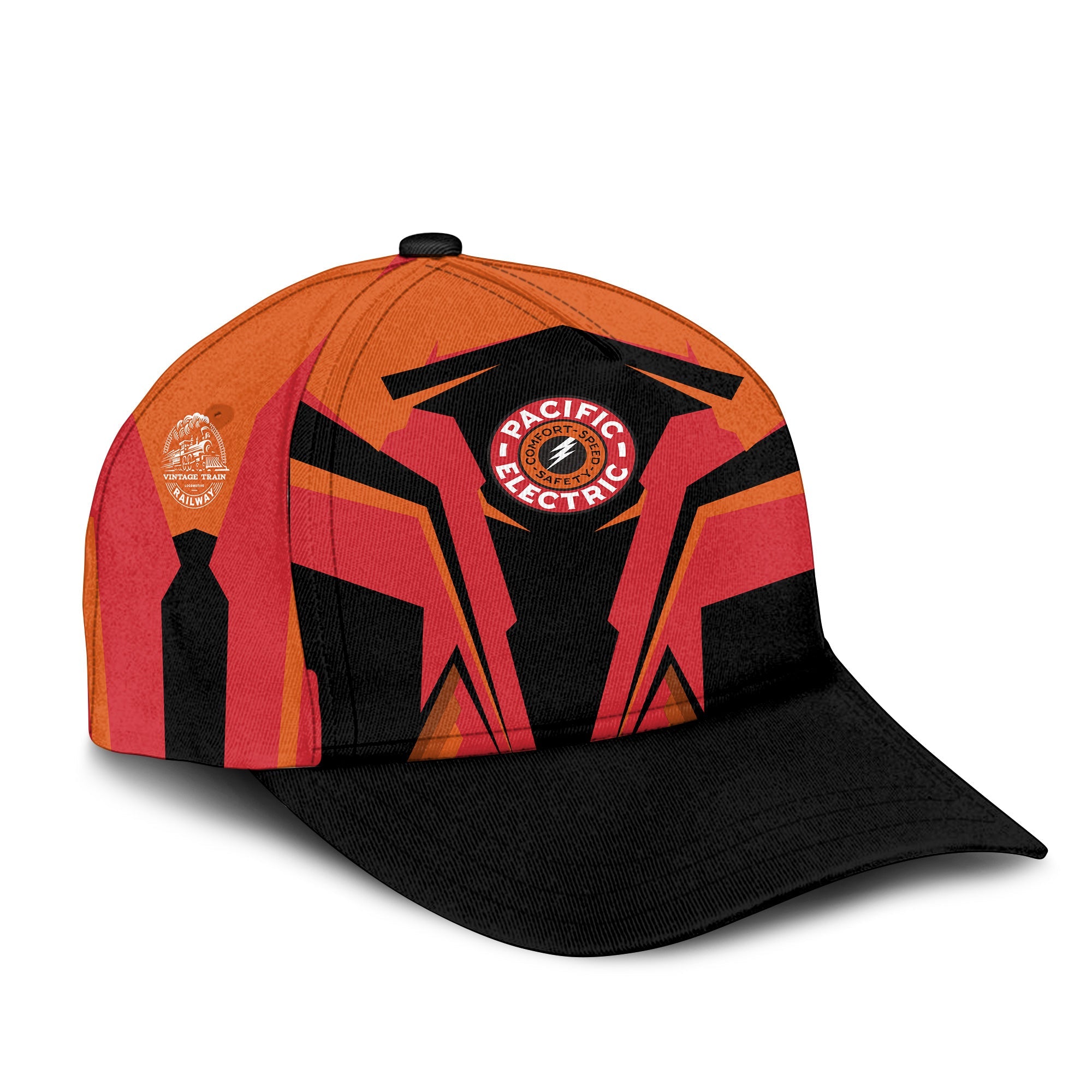 Railspirit Pacific Electric Railroad Classic Cap Strong Line Style Cap All Over Print