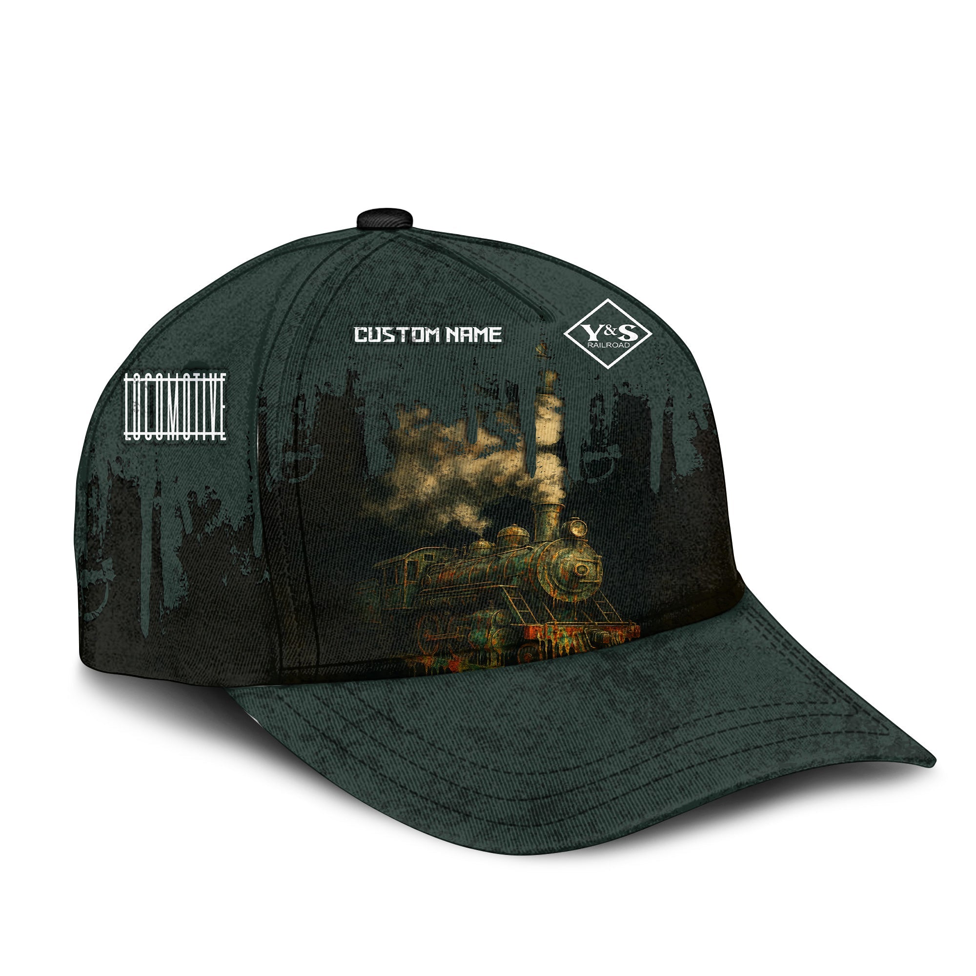 Railspirit Personalized Youngstown & Southern Railroad Classic Cap Vintage Train Art Style Cap For Locomotive Fans