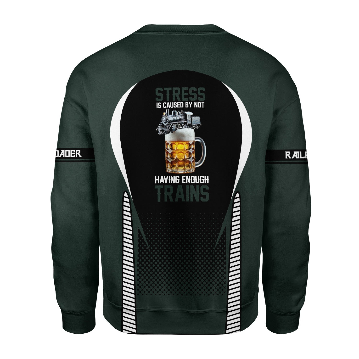 Railspirit Personalized Youngstown & Southern Railroad Sweatshirt Stress Is Caused By Not Having Enough Trains Shirt All Over Print Shirt