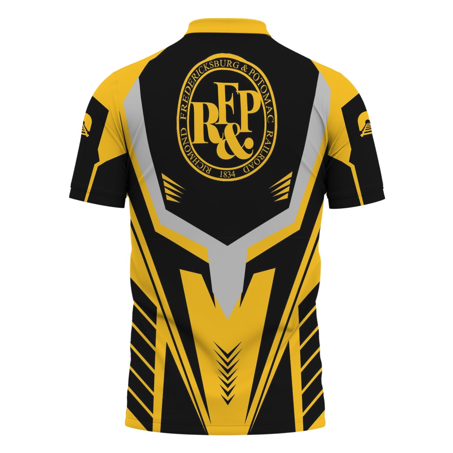 Railspirit Personalized Richmond, Fredericksburg And Potomac Railroad Polo Shirt Workwear-Inspired with Custom Position Train Shirt