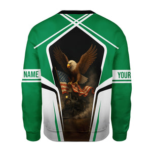 Railspirit Personalized Pittsburgh And Lake Erie Railroad Sweatshirt American Eagle Vintage Train Shirt