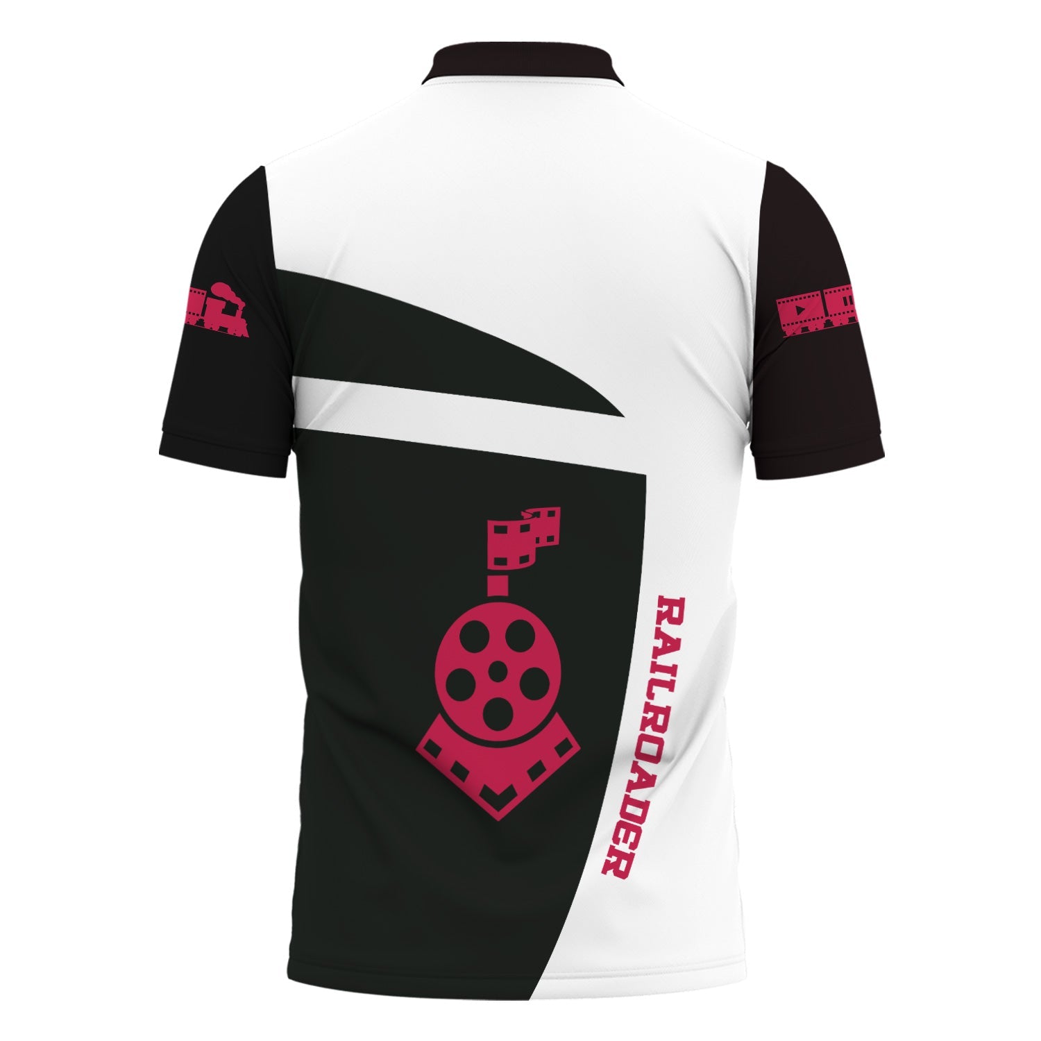 Railspirit Personalized Durango And Silverton Narrow Gauge Railroad Polo Shirt All Aboard Steam Train Movie Projector Style Shirt