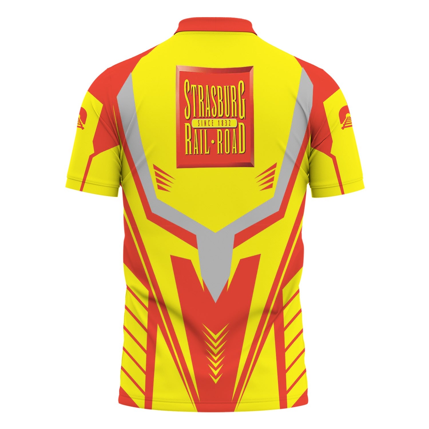 Railspirit Personalized Strasburg Railroad Polo Shirt Workwear-Inspired with Custom Position Train Shirt