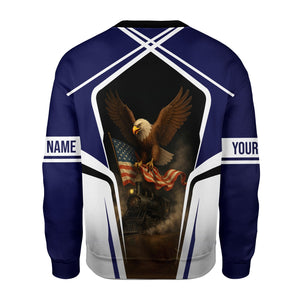 Railspirit Personalized CSX Transportation Railroad Sweatshirt American Eagle Vintage Train Shirt