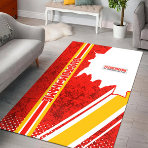 Railspirit Personalized Fleischmann And Western Railroad Area Rug Vintage All Over Printed Rug