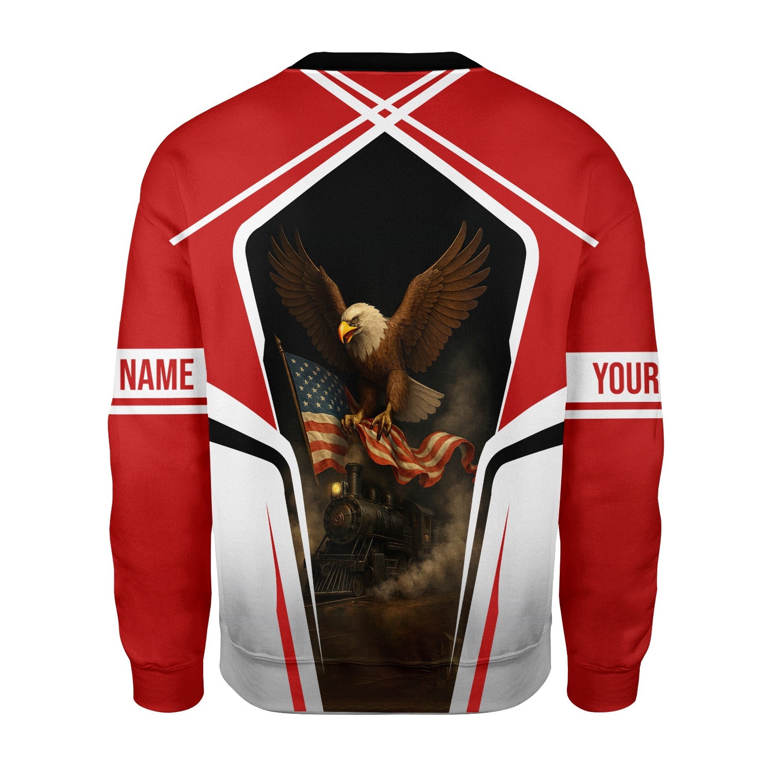 Railspirit Personalized Bangor And Aroostook Railroad Sweatshirt American Eagle Vintage Train Shirt