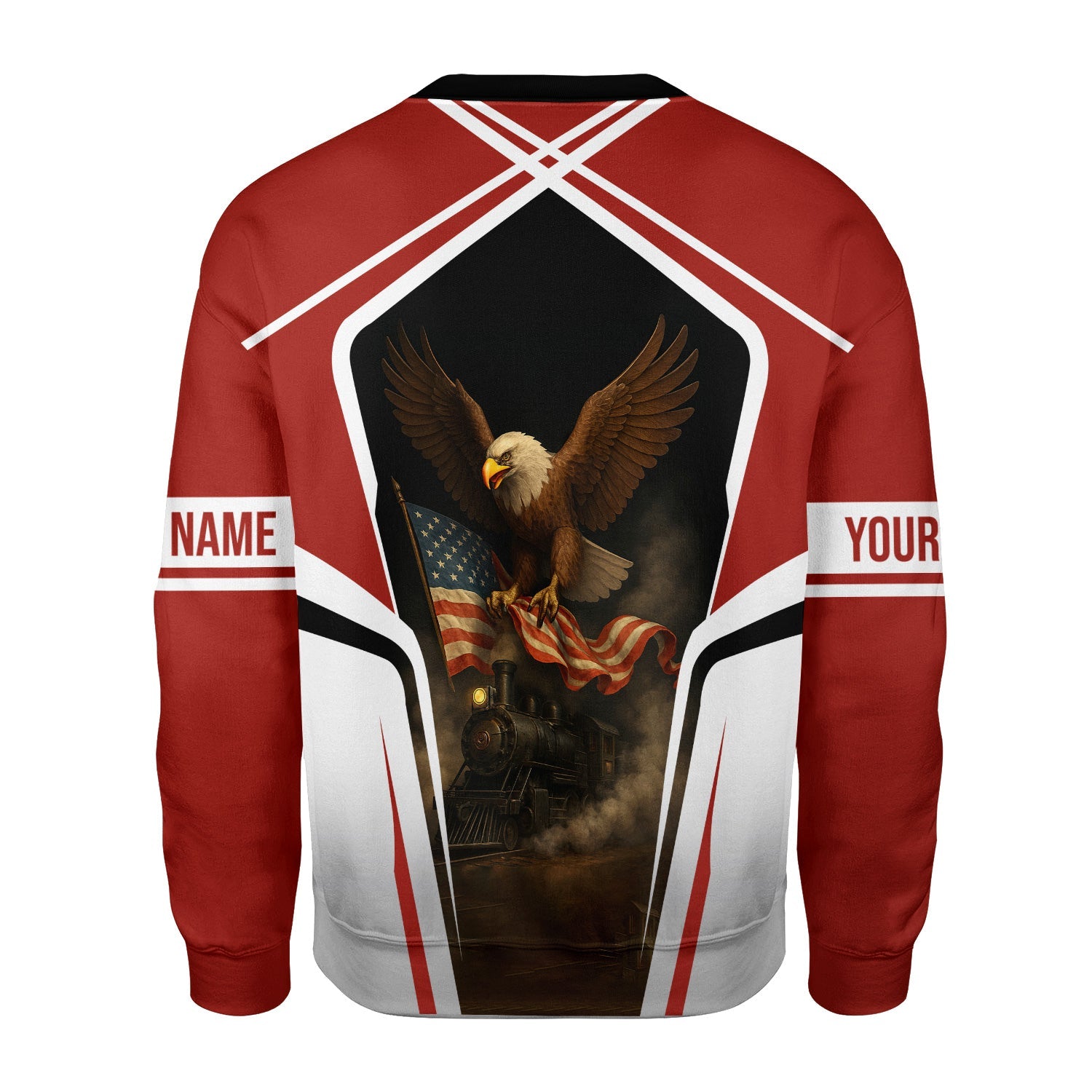 Railspirit Personalized New Hope Railroad Sweatshirt American Eagle Vintage Train Shirt