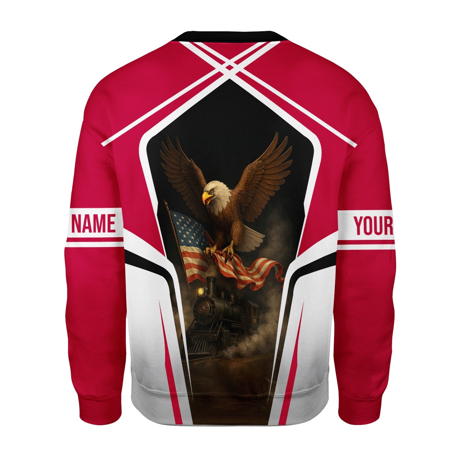 Railspirit Personalized Canadian Pacific Railroad Sweatshirt American Eagle Vintage Train Shirt