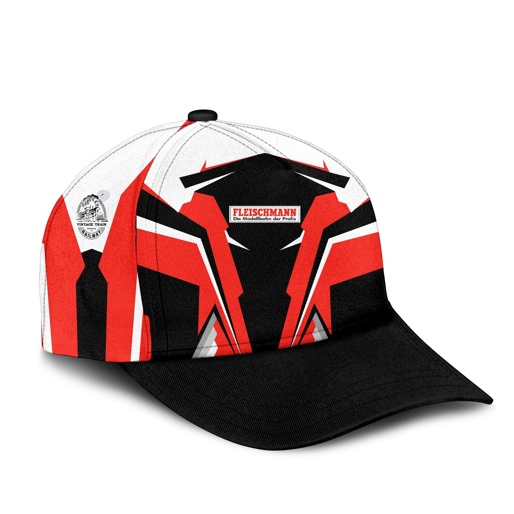 Railspirit Fleischmann And Western Railroad Classic Cap Strong Line Style Cap All Over Print