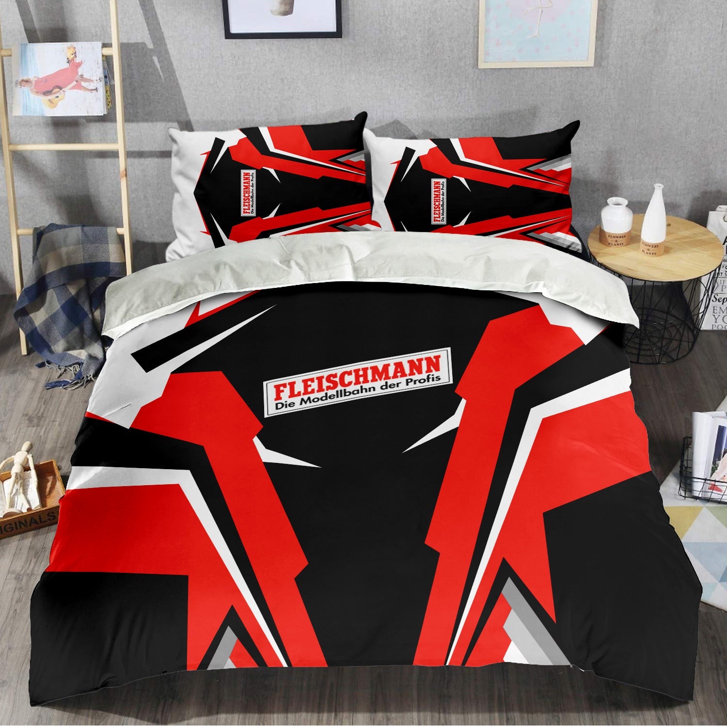 Railspirit Fleischmann And Western Railroad Bedding Set Strong Line Style Bedding Set All Over Print