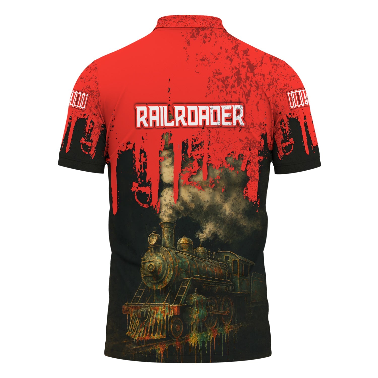 Railspirit Personalized Fleischmann And Western Railroad Polo Shirt Vintage Train Art Style Shirt For Locomotive Fans