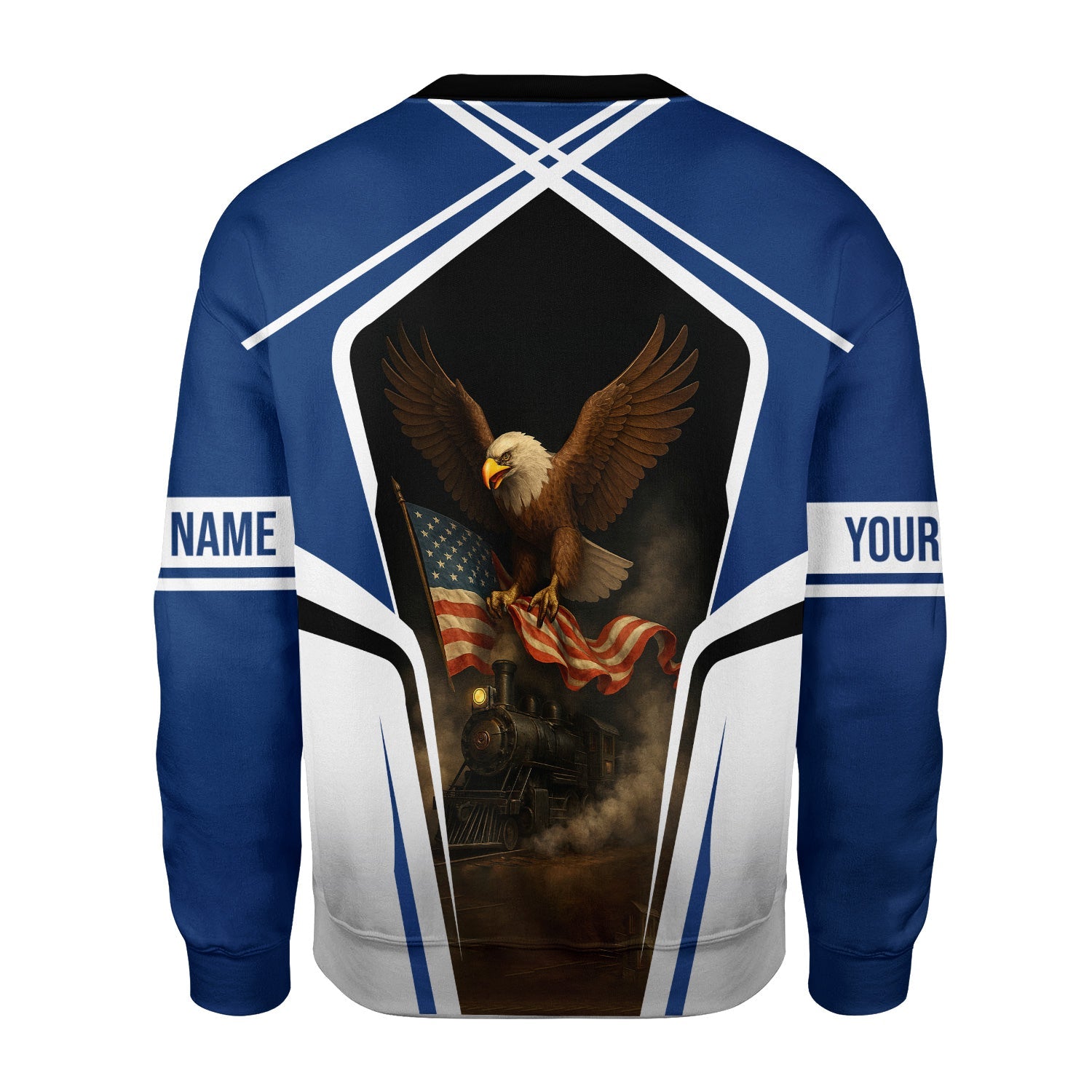 Railspirit Personalized Duluth, Winnipeg and Pacific Railway Sweatshirt American Eagle Vintage Train Shirt