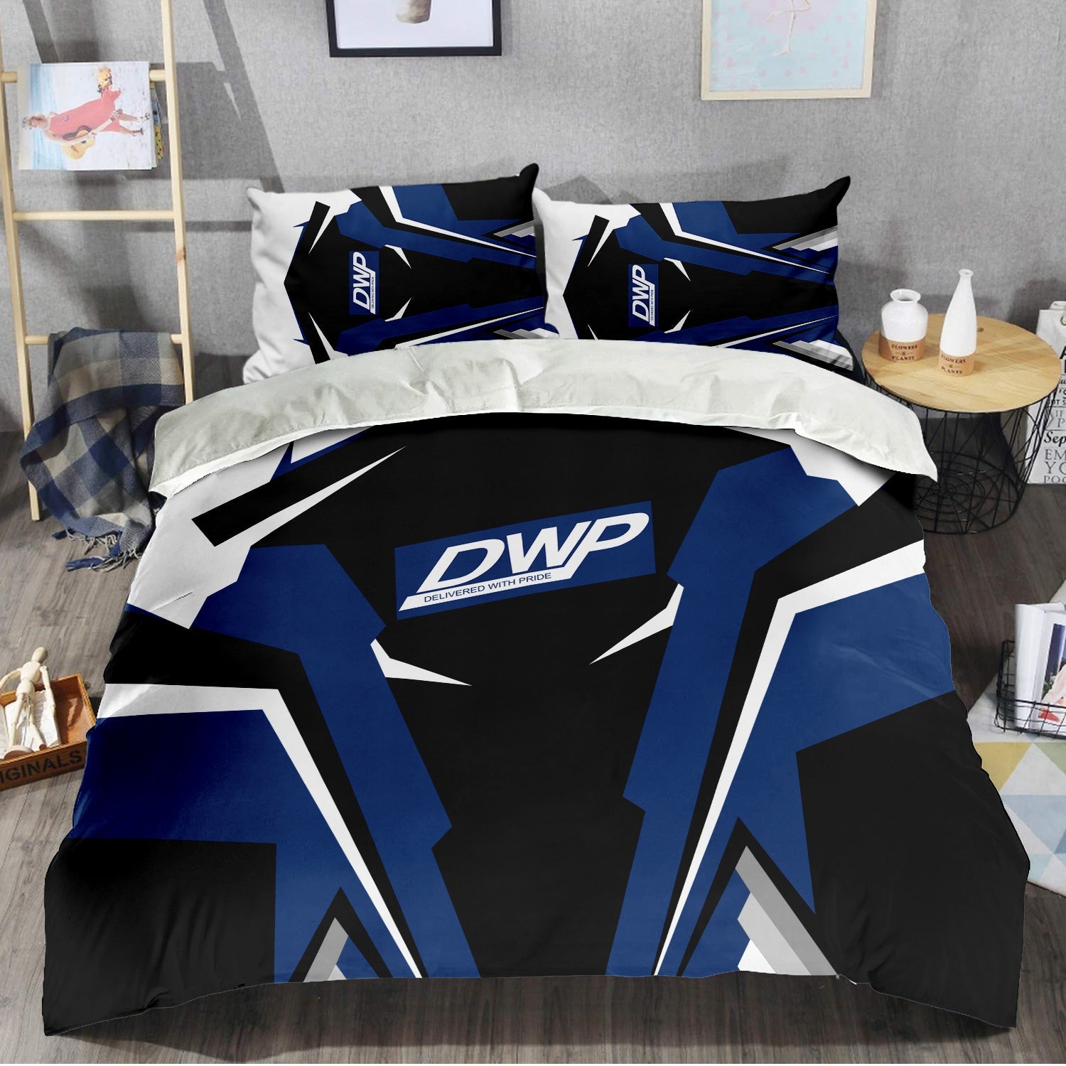 Railspirit Duluth, Winnipeg and Pacific Railway Bedding Set Strong Line Style Bedding Set All Over Print