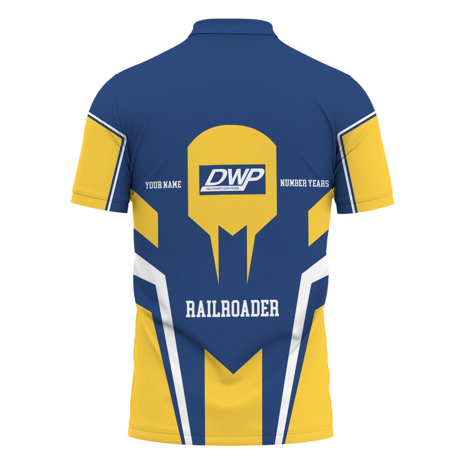 Railspirit Personalized Duluth, Winnipeg and Pacific Railway Polo Shirt Custom Year Railroader Shirt Gift Idea For Train Lover