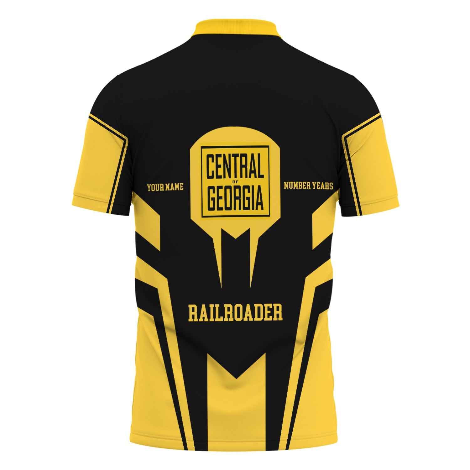 Railspirit Personalized Central of Georgia Railway Polo Shirt Custom Year Railroader Shirt Gift Idea For Train Lover