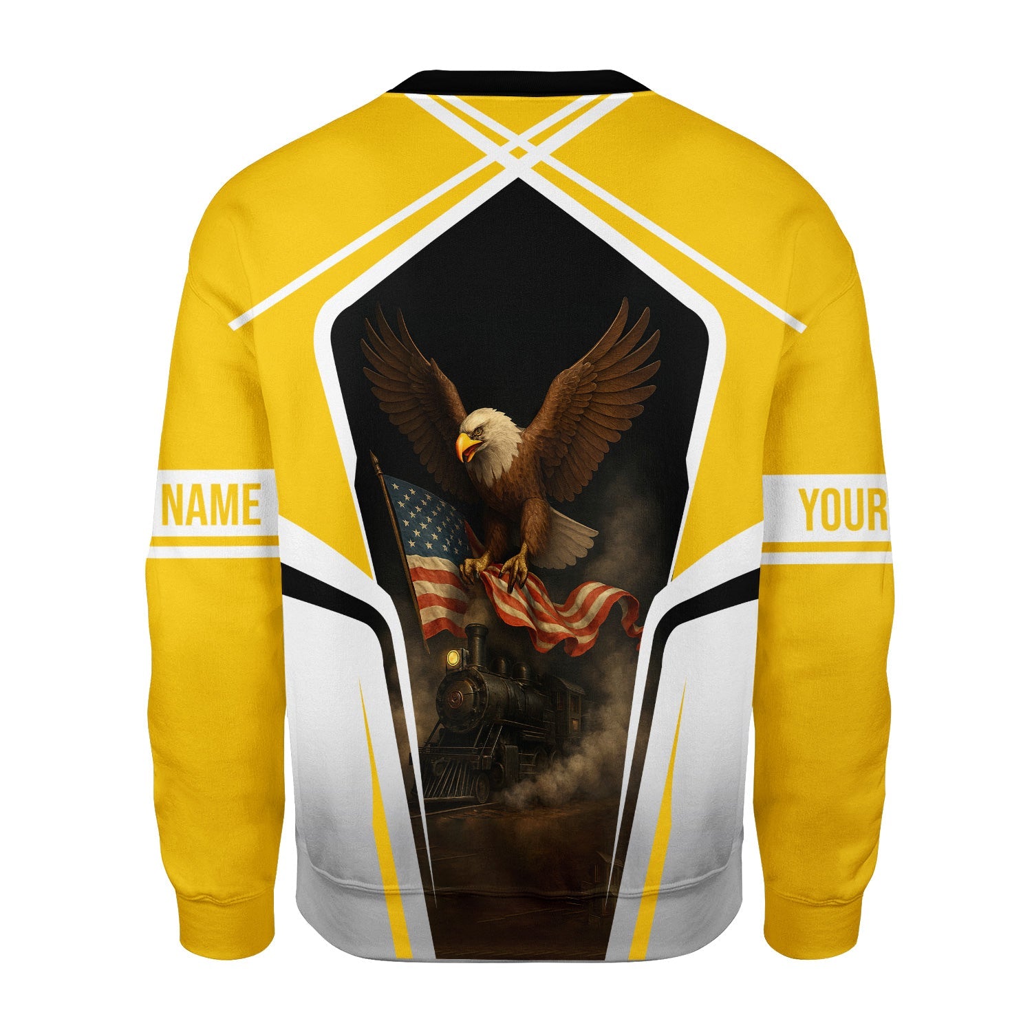 Railspirit Personalized Central of Georgia Railway Sweatshirt American Eagle Vintage Train Shirt