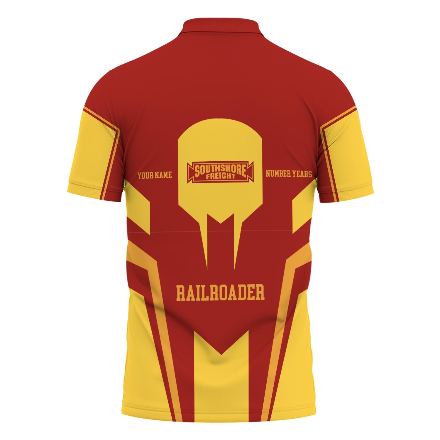Railspirit Personalized Chicago South Shore and South Bend Railroad Polo Shirt Custom Year Railroader Shirt Gift Idea For Train Lover