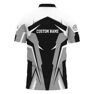 Railspirit Personalized Union Electric Railway Polo Shirt Strong Line Style Train Unisex Shirt All Over Print