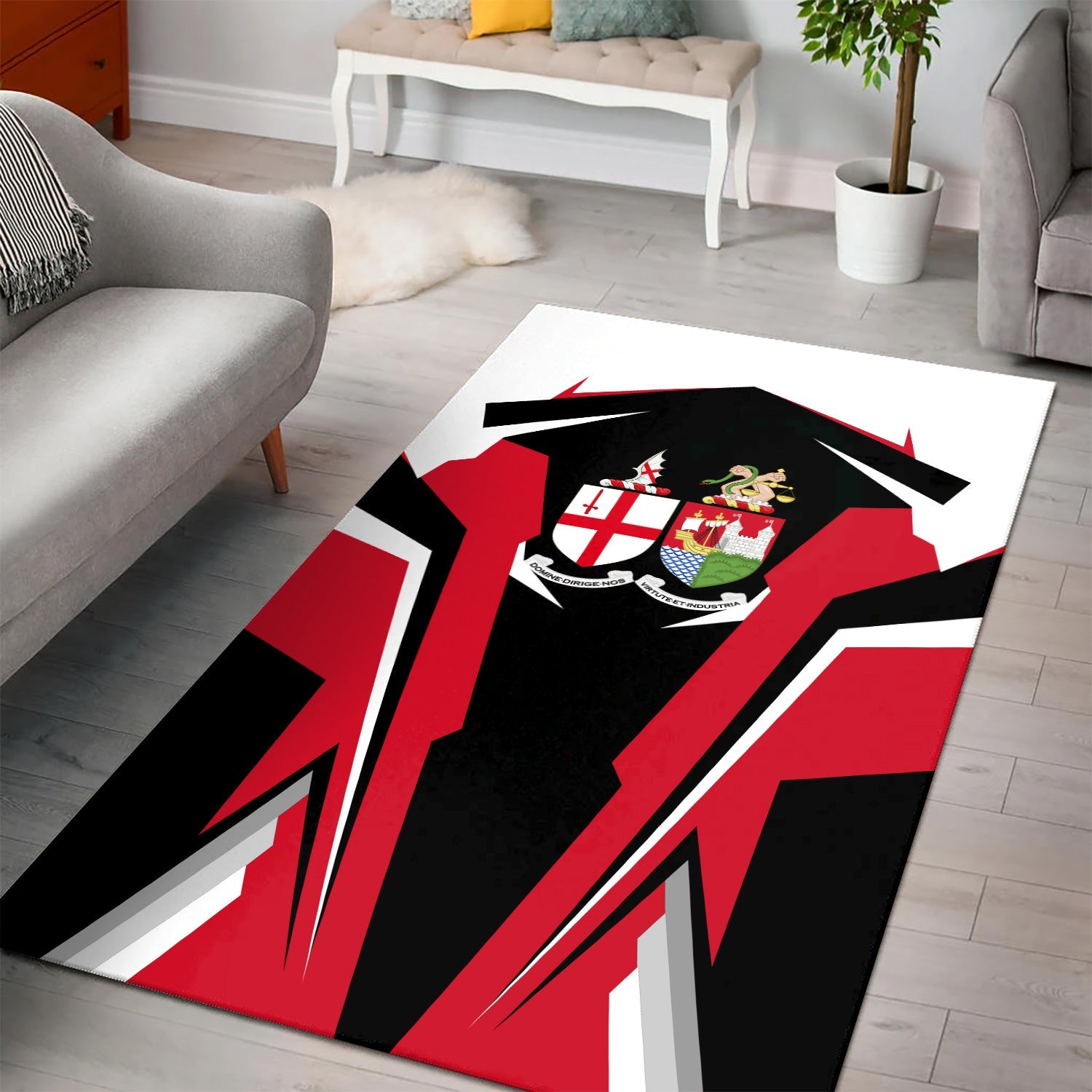 Railspirit Personalized Great Western Railway Area Rug Strong Line Style  Train Area Rug Gift Idea For Train Lover