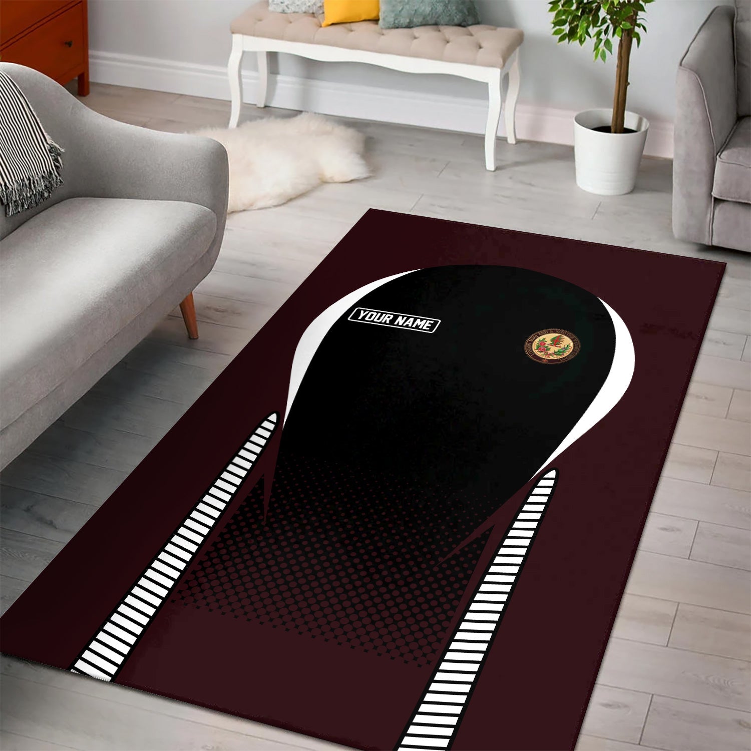Railspirit Personalized London, Midland and Scottish Railway Area Rug All Over Printed Rug
