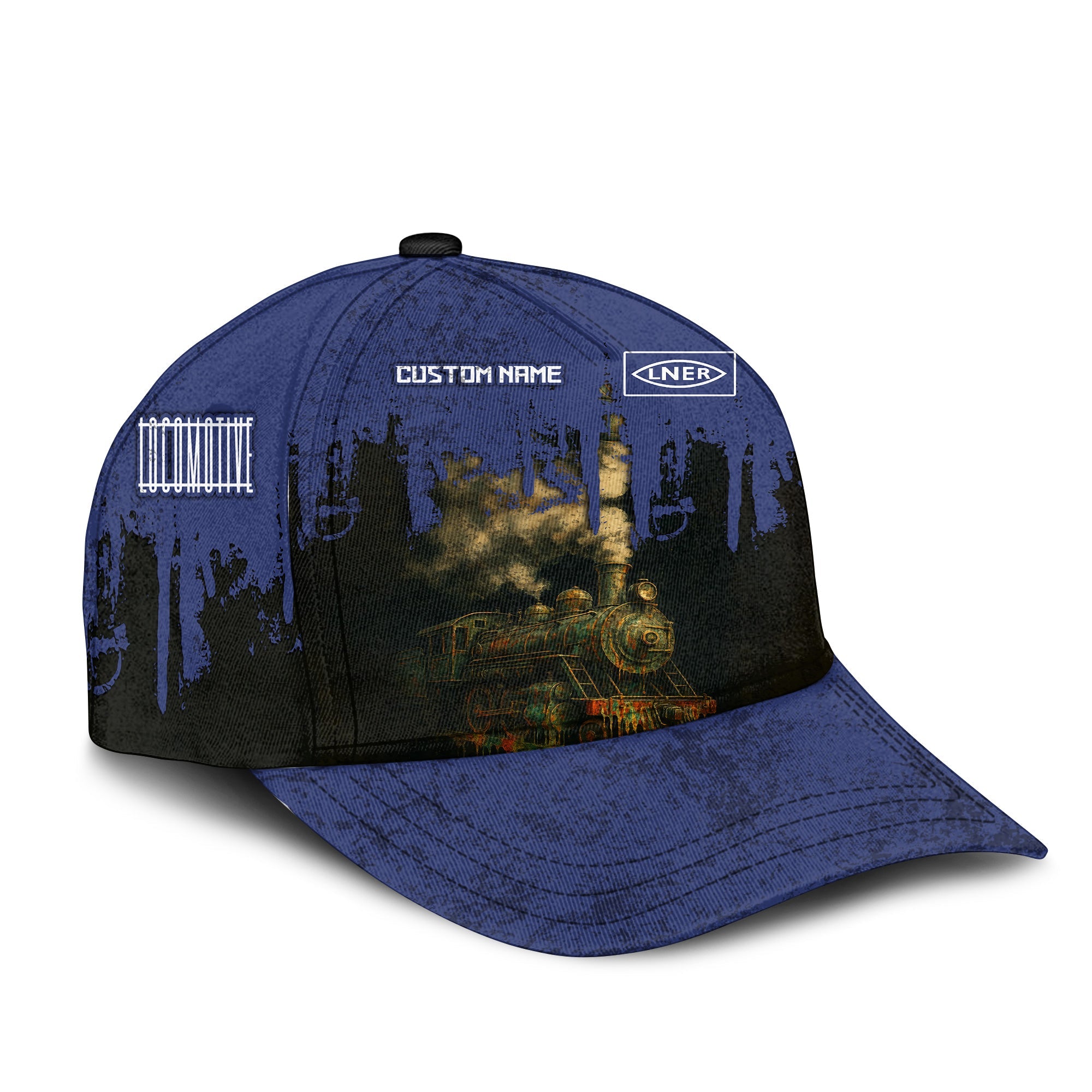 Railspirit Personalized London and North Eastern Railway Classic Cap Vintage Train Art Style Cap For Locomotive Fans