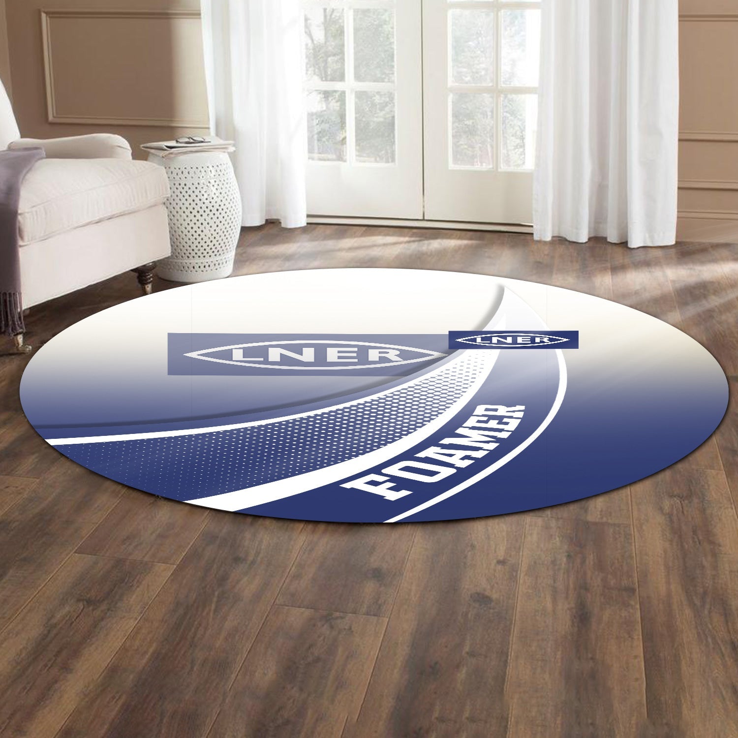 Railspirit London and North Eastern Railway Round Mat Railway-Themed Style Mat Gift Idea For Trainspotter