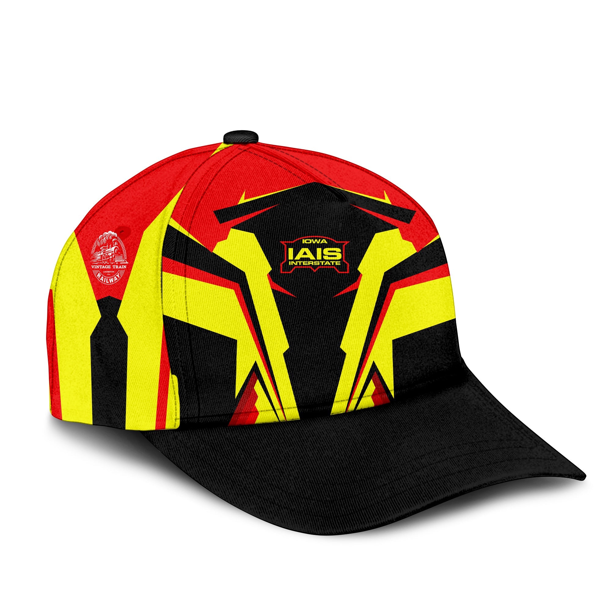Railspirit Iowa Interstate Railroad Classic Cap Strong Line Style IAIS Cap All Over Print